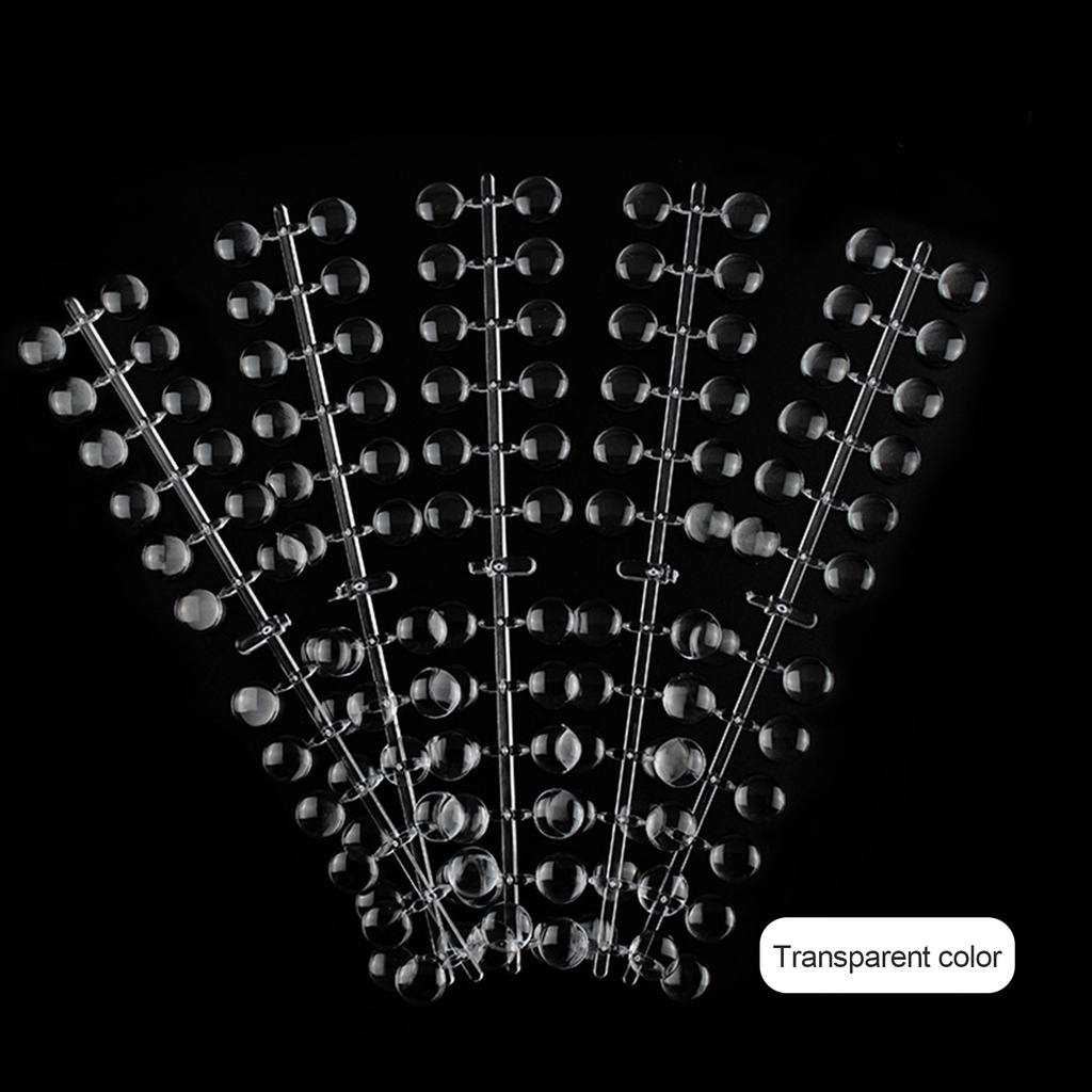 1 Bộ Thẻ Màu Sơn Móng Tay Bằng Nhựa Tinh Tế