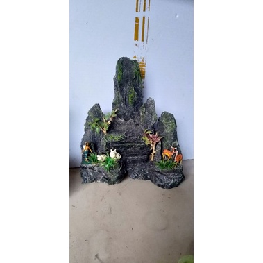 Hòn non bộ núi hồ cá