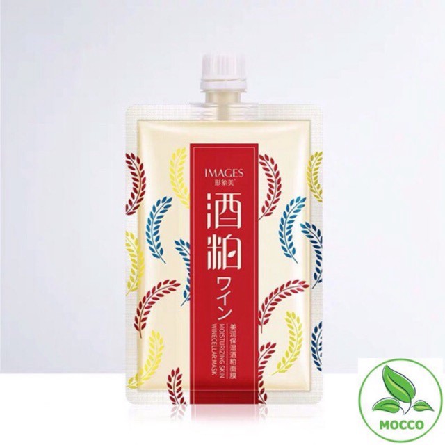 tuan073 Mặt nạ bã rượu sake ủ trắng dưỡng da mờ thâm ngăn ngừa mụn ẩn mụn đầu đen mask nội địa trung image tuan073