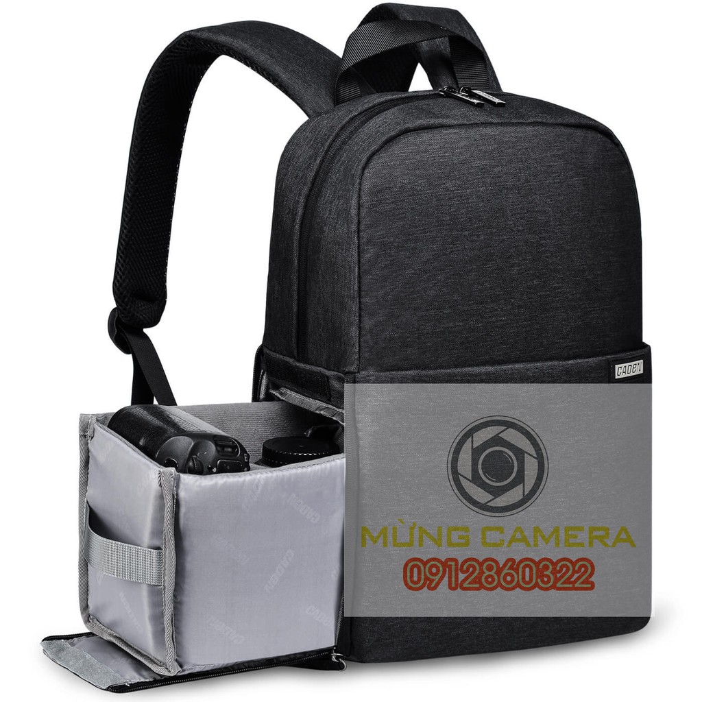 Balo CADeN L4 chống thấm nước đựng máy ảnh DSLR chống sốc đi du lịch sức chứa lớn