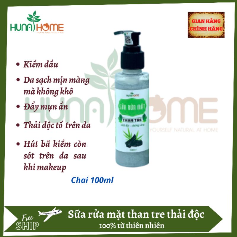 SỮA RỬA MẶT THAN TRE