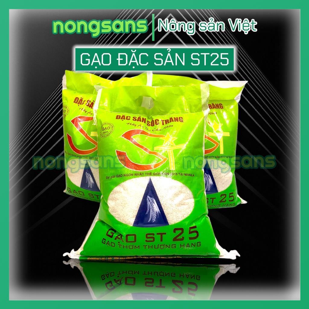 Gạo ST25 𝐁𝐀𝐎 𝟏𝟎𝐊𝐆 Đặc sản Sóc Trăng Gạo Ngon Nhất 2019