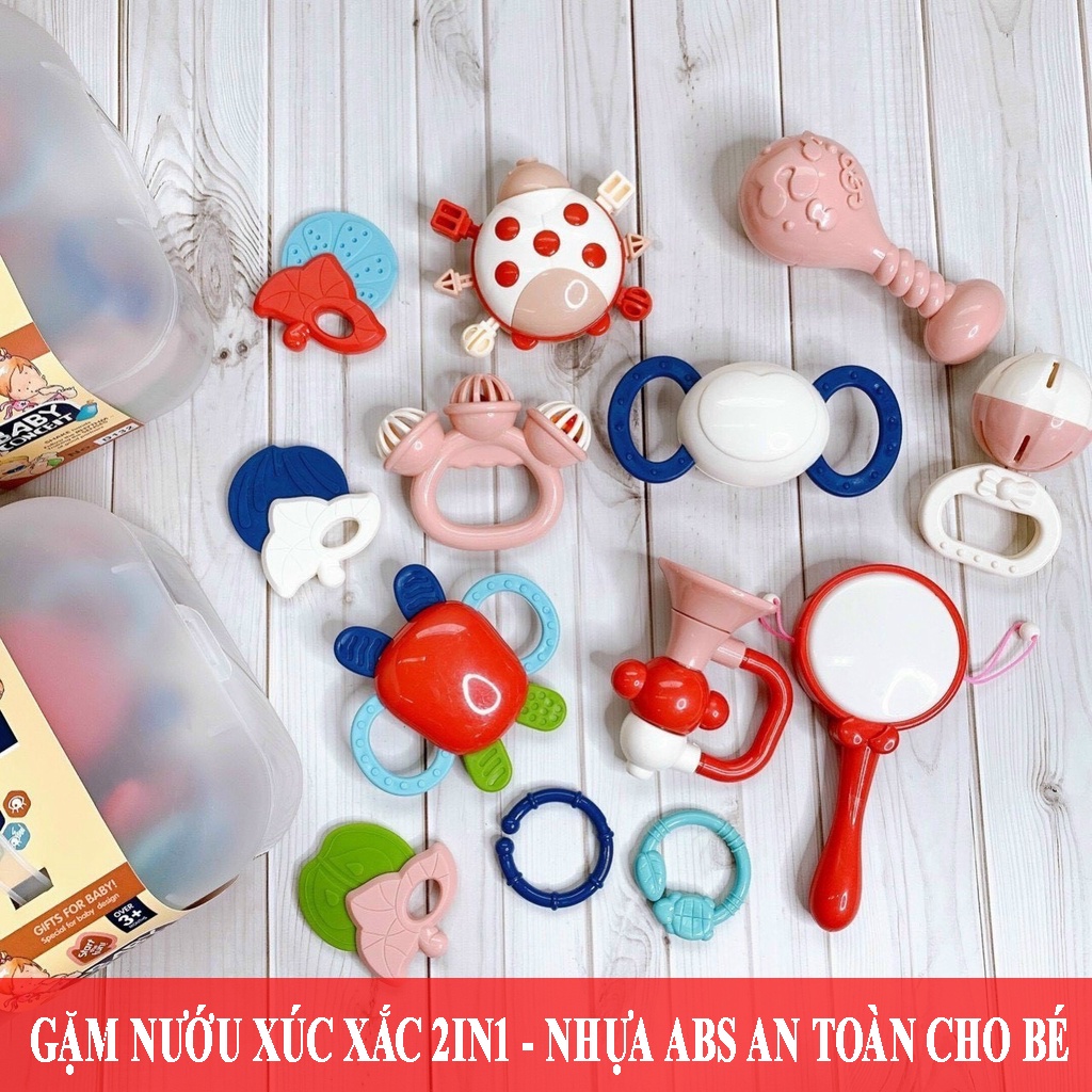 [Hàng Loại 1] Hộp xúc xắc gặm nướu cho bé, xúc xắc gặm nướu baby conceit