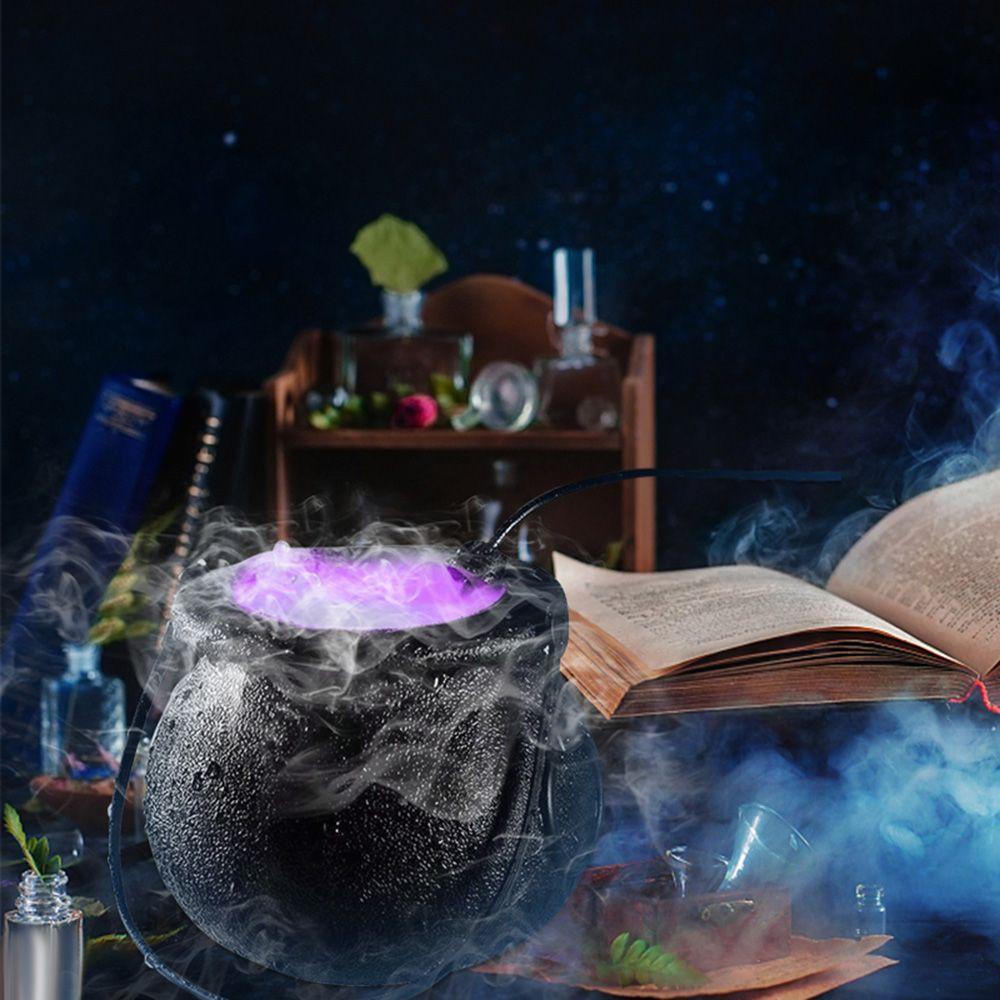 Khói Thuốc Lá Harry Potter|Đèn LED Sương Mù Hình Phù Thủy Thay Đổi Màu Sắc|Phụ Kiện Trang Trí Halloween Độc Đáo Sáng Tạo