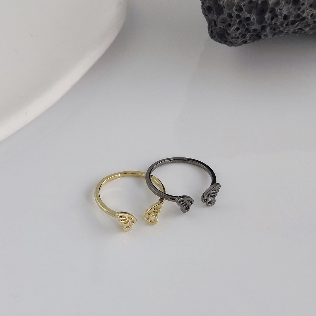 Nhẫn Hình Bướm Thiết Kế Mới Đơn Giản Thời Trang Dành Cho Nữ