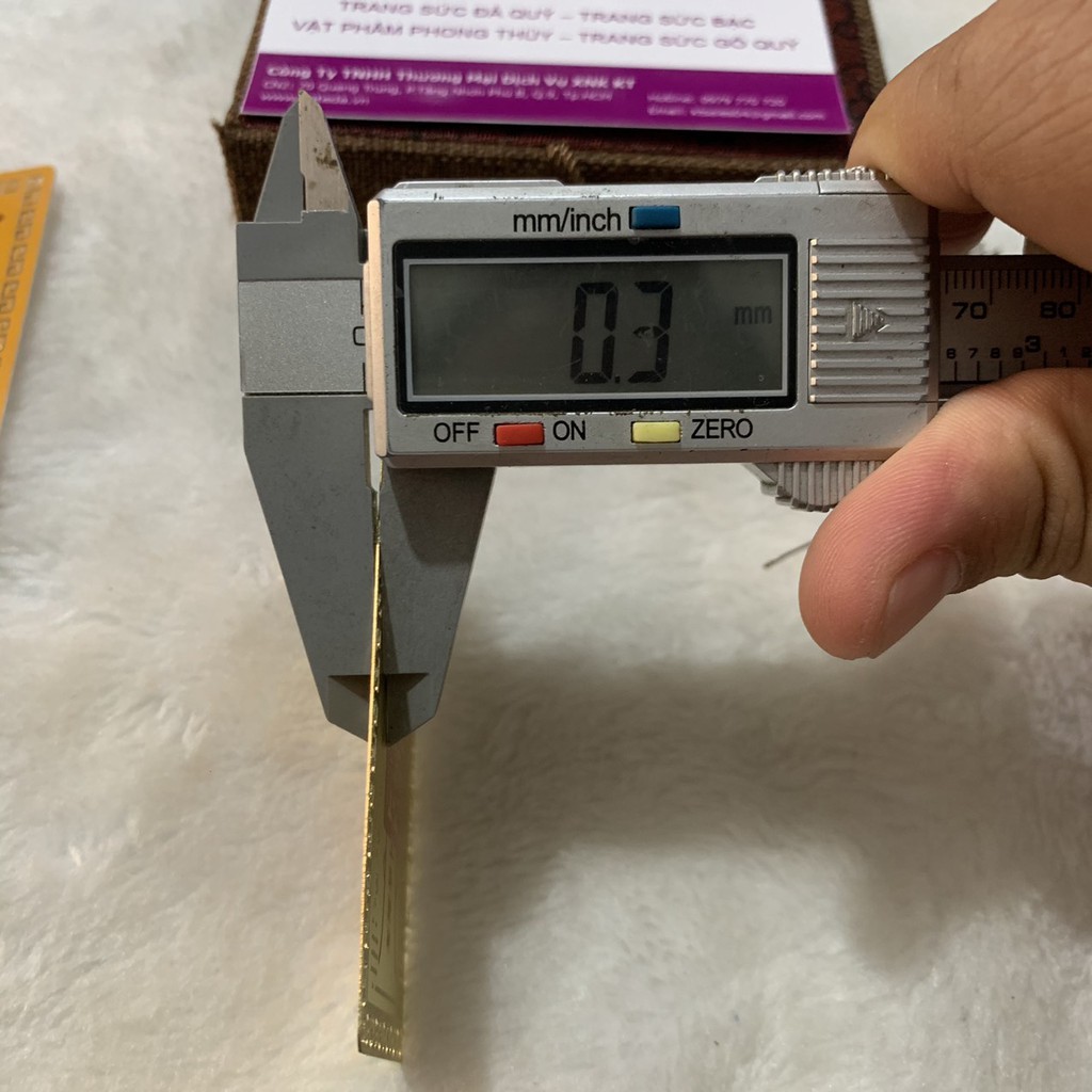 Kim bài ngũ lộ chất liệu đồng thau ( KBNL10 )