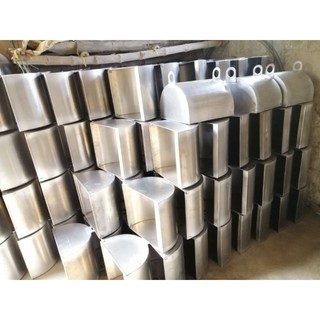 combo 5 máng gàu inox cho lợn (heo)