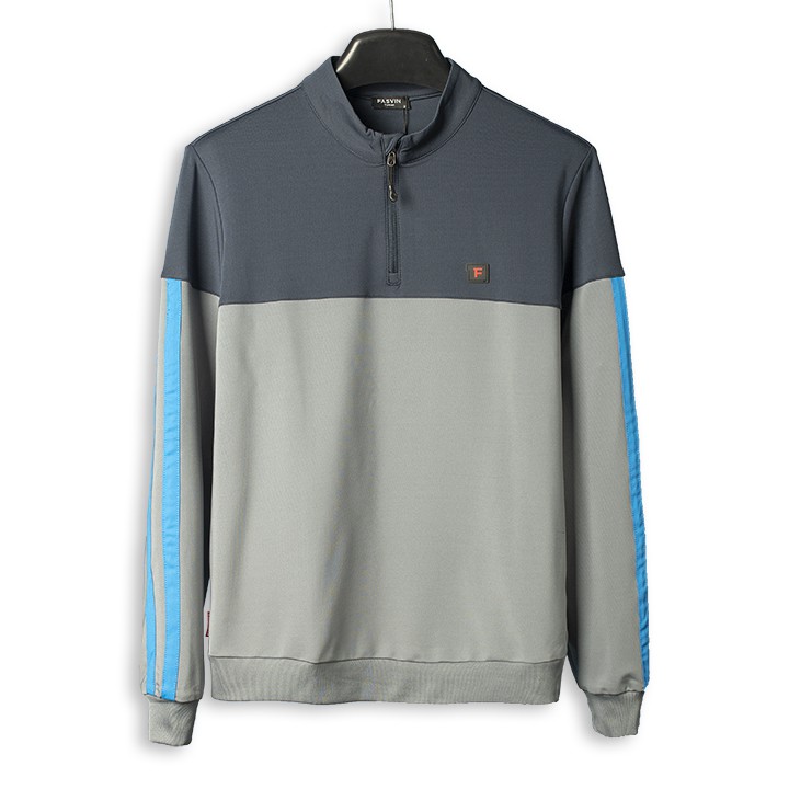 Áo thể thao nam Fasvin AC19804.HN cổ tàu chất vải thun dầy dặn mềm mại.