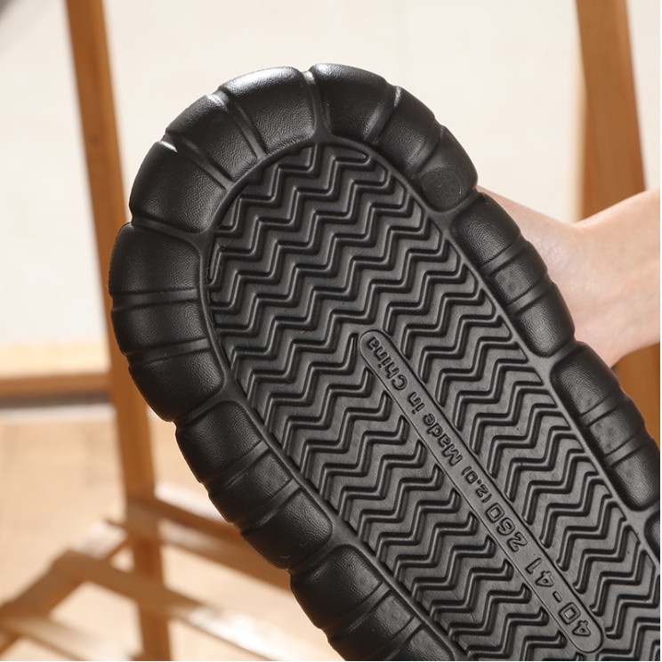 Dép bánh mì cao cấp màu trơn Pastel quai ngang thời trang nam nữ đi êm nhẹ đế cao chống trượt cho học sinh sinh viên