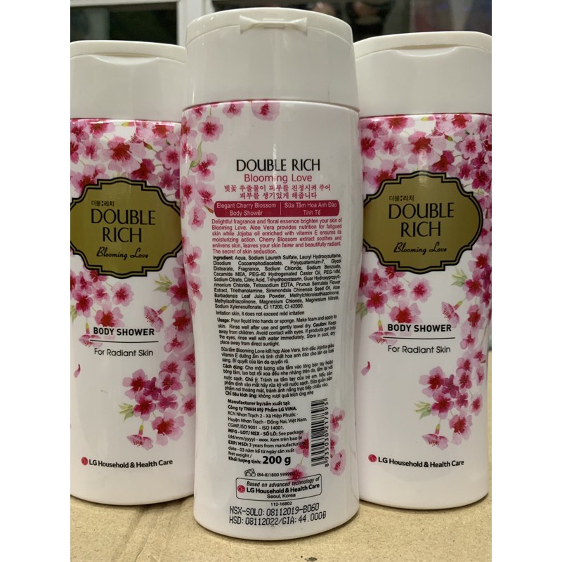 Sữa Tắm Double Rich Hoa Anh Đào 200g