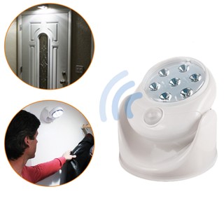 Đèn LED cảm ứng xoay 360 độ dán tường