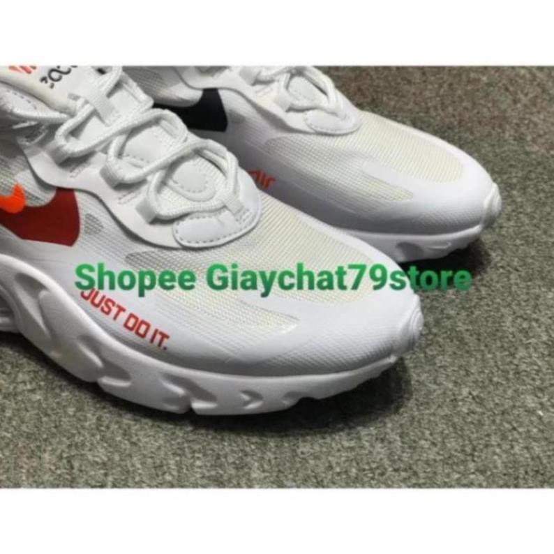 [Sale 3/3]Giày Nike Air Max 270 React Just Do It Art: CT2203-100 Men - Women [Full Box - Auth Chính Hãng] -Ta1