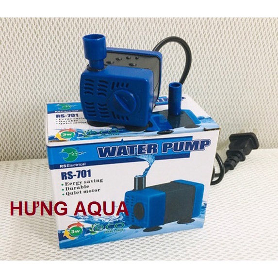 Máy bơm nước bể cá mini, bơm mini RS 701/ RS 901 cho bể cá nhỏ (chính hãng)