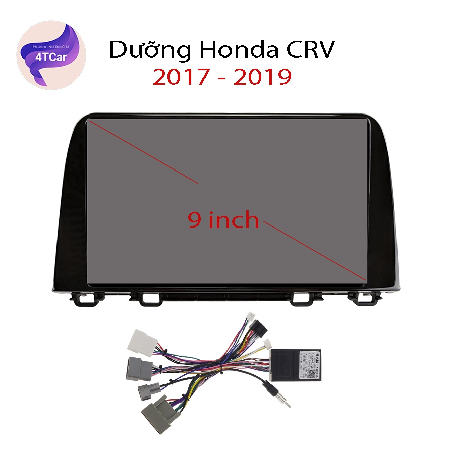 Mặt dưỡng Honda CRV 2017-2018 (9 inch) có CANBUS