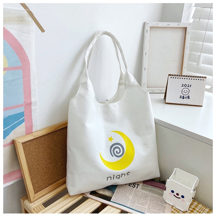 Túi Xách Canvas Sức Chứa Lớn Mẫu Mới Thời Trang Cho Nữ