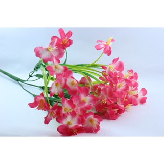 Hoa lụa: cụm hoa thủy tiên 7 nhánh trang trí nhà cửa- cắm bình xinh xắn