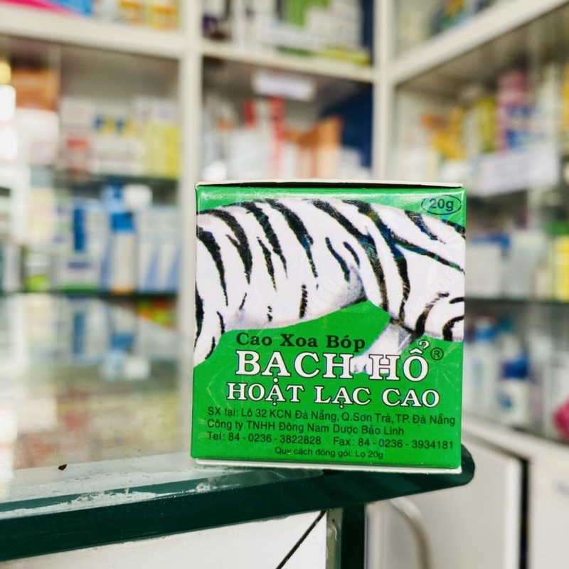 ✅  Bạch Hổ Hoạt Lạc Cao - Cao Xoa Bóp Bạch Hổ