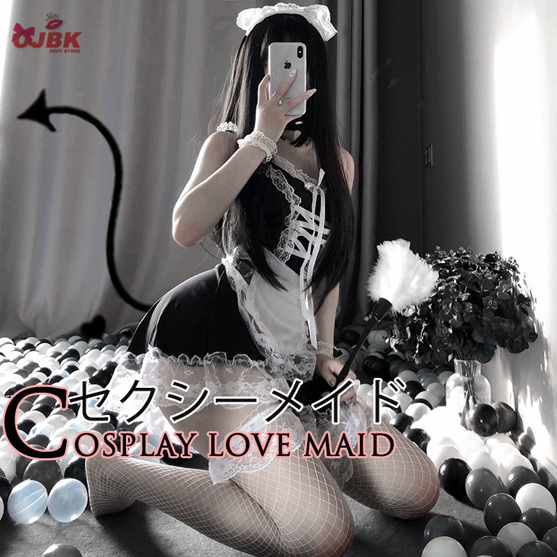 Váy ngủ cosplay hầu gái sexy gợi cảm Nhật Bản Little Maid nàng hầu, người hầu