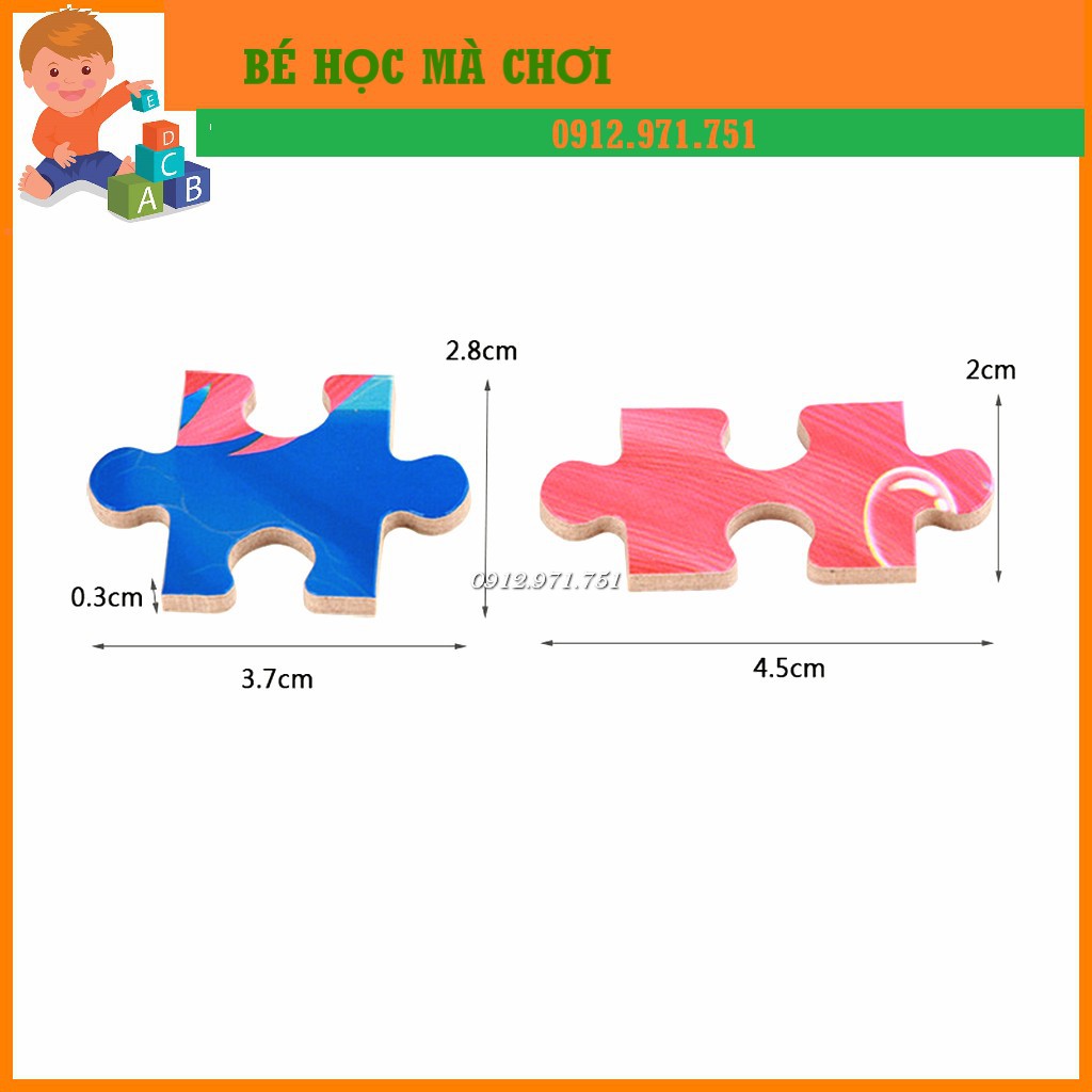 Bộ ghép hình puzzle 200 miếng có hộp đựng bằng sắt - Chọn theo chủ đề