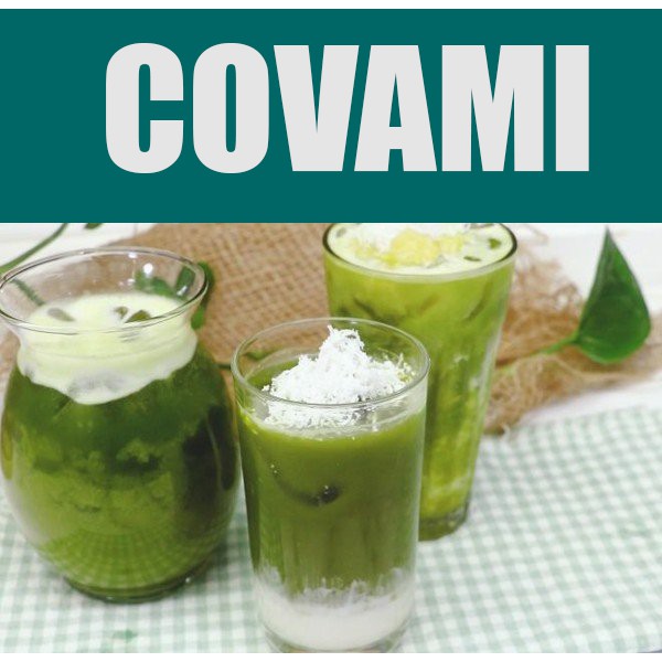 Bột rau má nguyên chất sấy lạnh uống liền 100gr thương hiệu COVAMI
