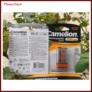 Pin sạc 9v vàng camelion nh-9v200bp1 200mah - vỉ 1 viên