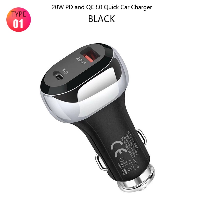 Cốc Sạc PD QC4.0 QC3.0 Type C PD 38W Cho iPhone 13 12 Xs 11 PD