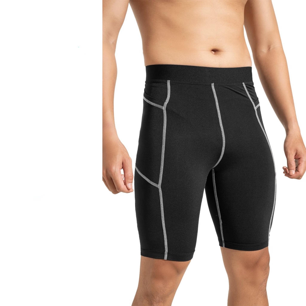 Quần Đùi Legging Thể Thao Nam Fitme Bó Cơ Hỗ Trợ Giữ Nhiệt P09