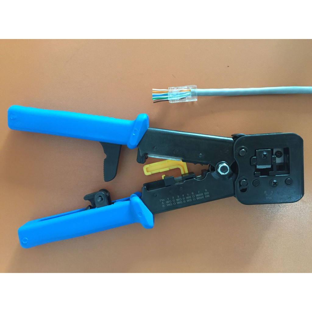 Kìm bấm mạng cho đầu RJ45 xuyên thấu