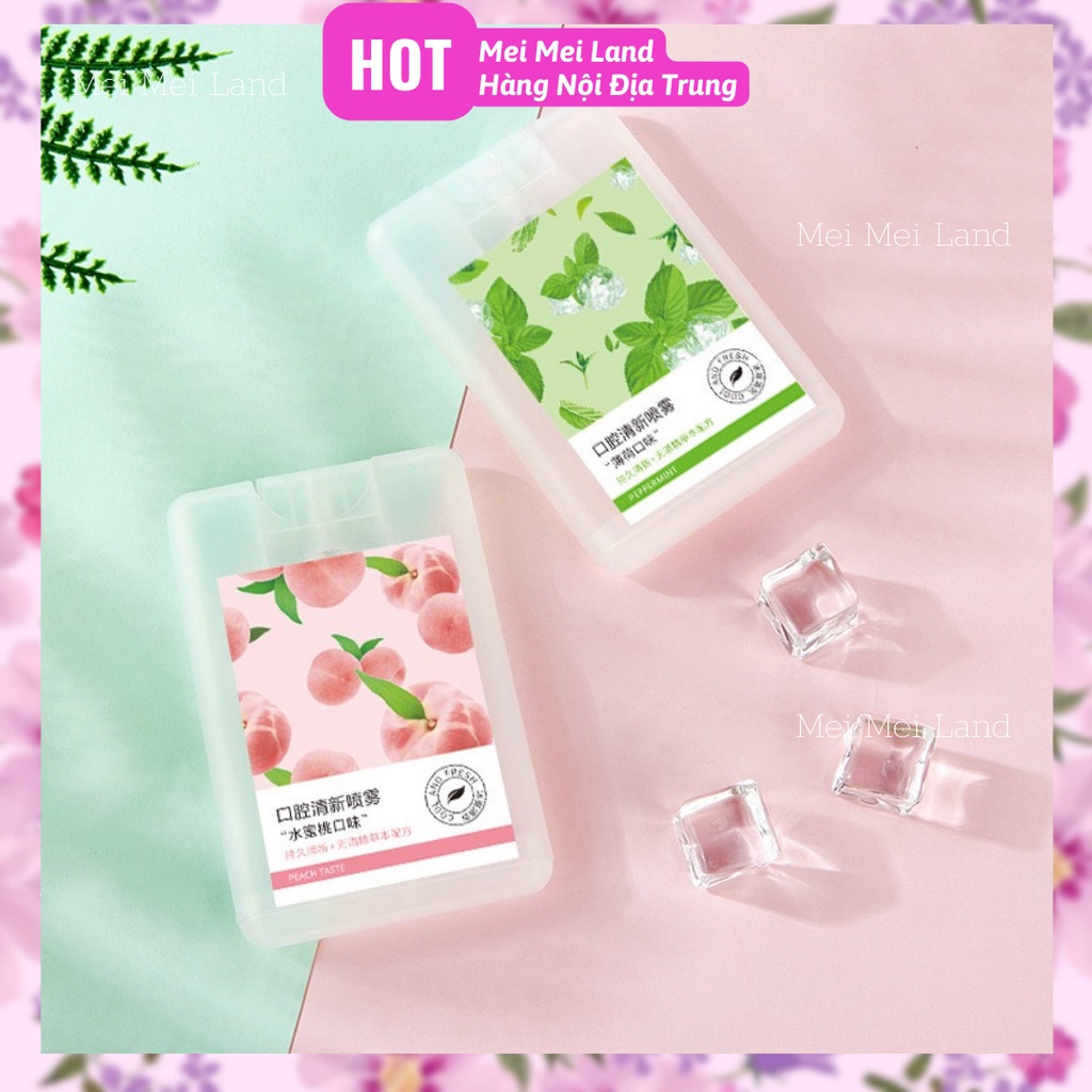 Xịt Khử Mùi Thơm Miệng HEYXI Giữ Hơi Thở Luôn Thơm Tho Hàng Nội Địa Trung