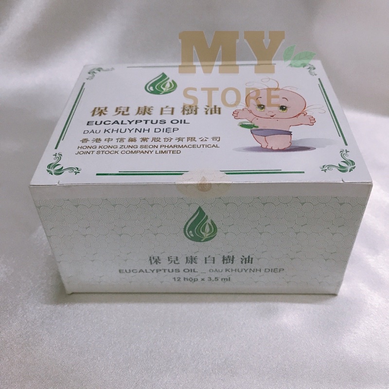 (Chính Hãng) Dầu Khuynh Diệp Hồng Kông Eucalyptus Oil 3,5ml