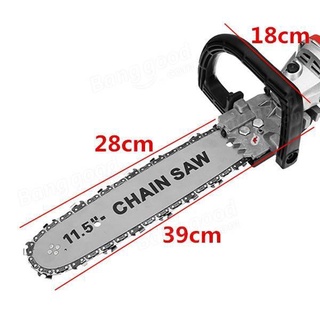 Bộ cưa xích gắn cho máy mài thành máy cưa xích
