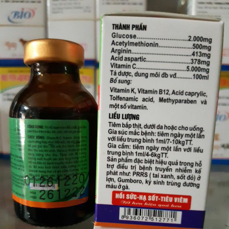 Dung dịch Gluco KC namin 20ml