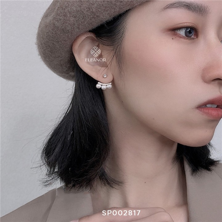 Bông tai nữ Eleanor Accessories hình tròn nhiều màu sắc phụ kiện trang sức dễ thương