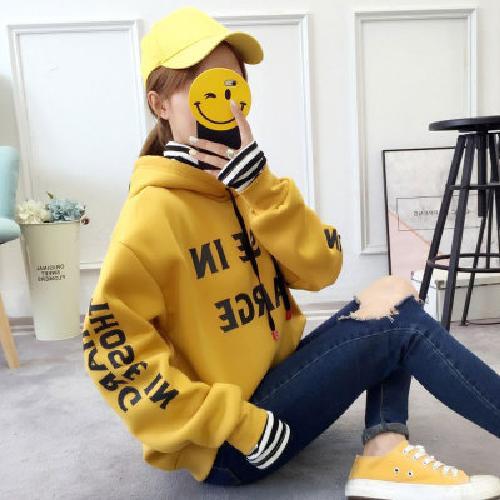 Áo Sweater Lông Dày Dáng Rộng Kiểu Hàn Quốc Thời Trang Thu Đông 2018 Cho Nữ