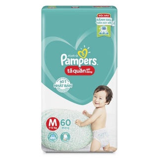 Bỉm pamper quần giữ dáng mẫu mới m60/l54/xl48/xxl44