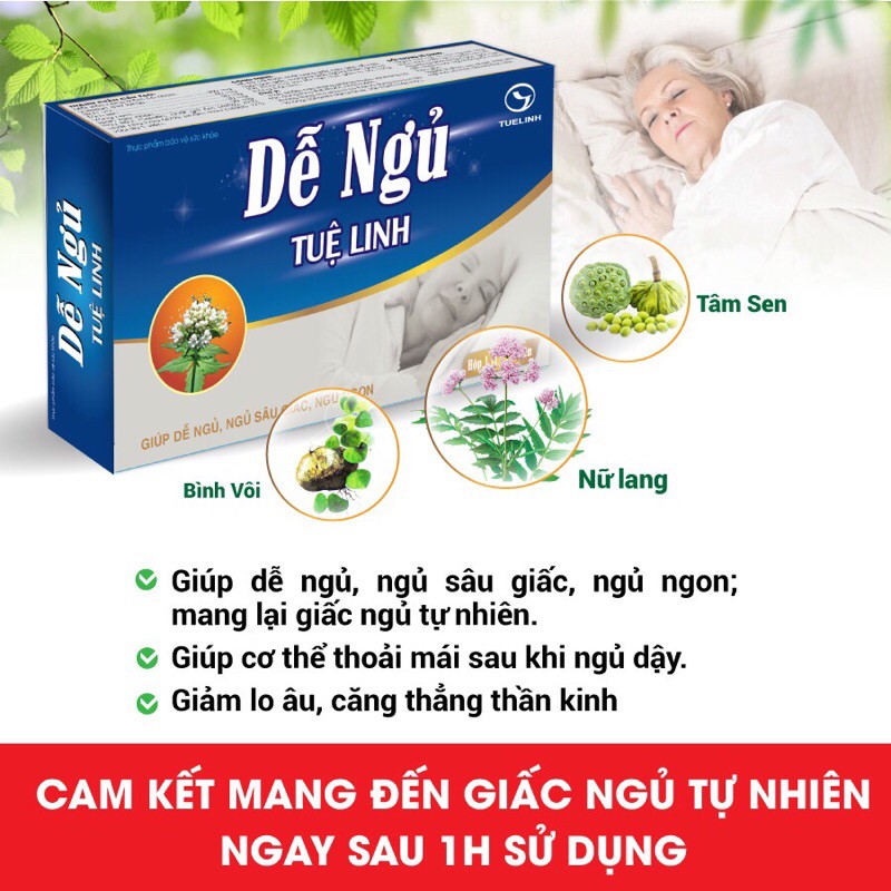 Dễ Ngủ Tuệ Linh - 100 BÍ QUYẾT TRỊ MẤT NGỦ KHÔNG BẰNG UỐNG 1 VIÊN DỄ NGỦ TUỆ LINH.