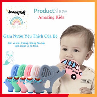 Gặm nướu cho bé an toàn hình con voi - Amazing Kids