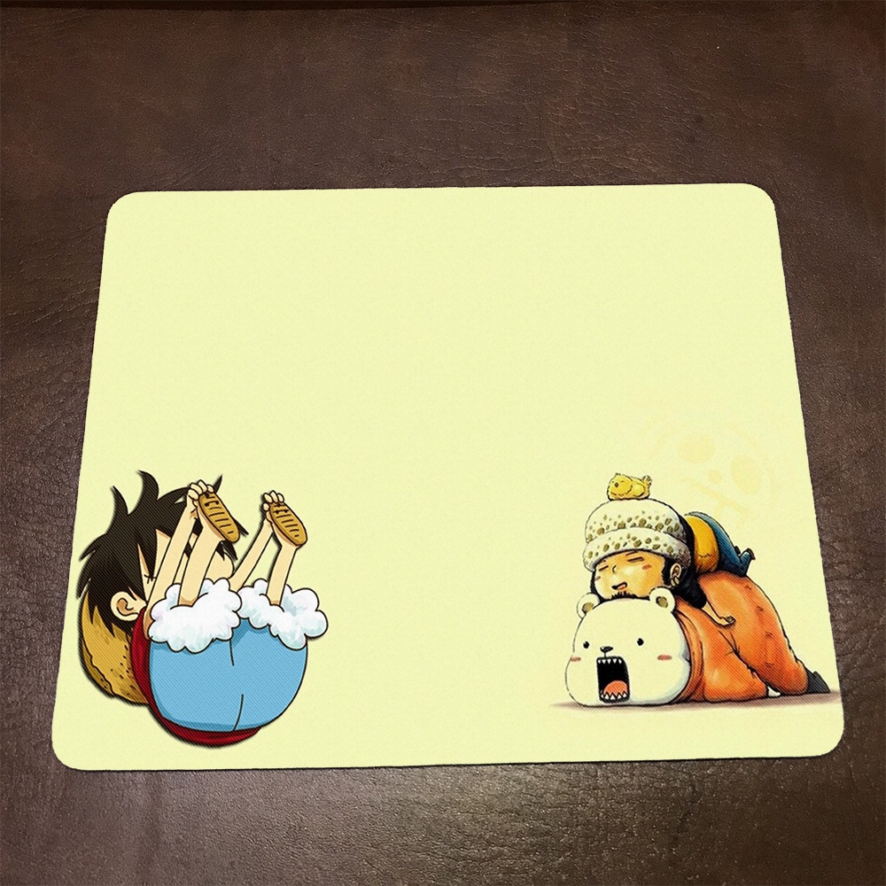 Lót chuột máy tính Anime one piece wallpaper 4 Mousepad cao su êm ái. Nhận in theo yêu cầu