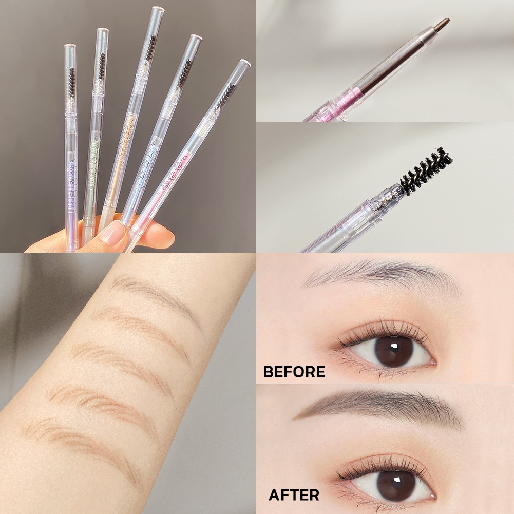 Bút Kẻ Lông Mày GECOMO Ngòi Mảnh Trang Điểm Chống Nước