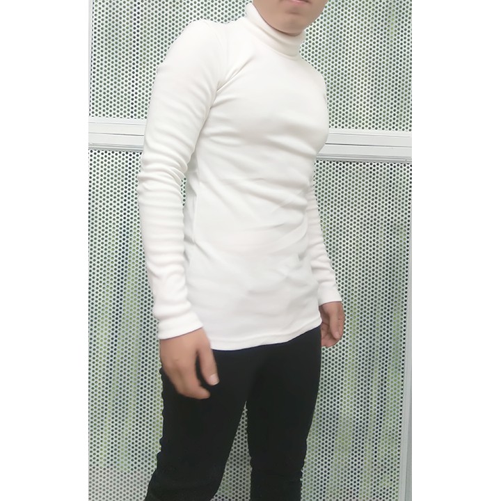 Áo thun Tay dài Cổ lọ Body ROLLNECK Unisex