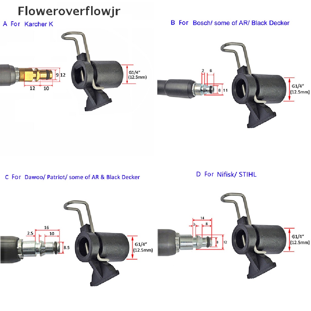 Đầu Nối Ống Nước Áp Suất Cao Cho Máy Rửa Xe Karcher Bosche