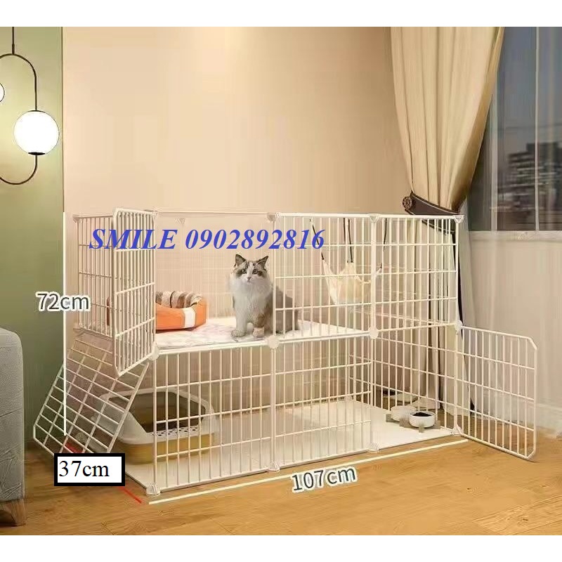 CHUỒNG,NHÀ Ở LƯỚI THÉP DÀNH CHO CHÓ MÈO THÚ CƯNG TIỆN ÍCH
