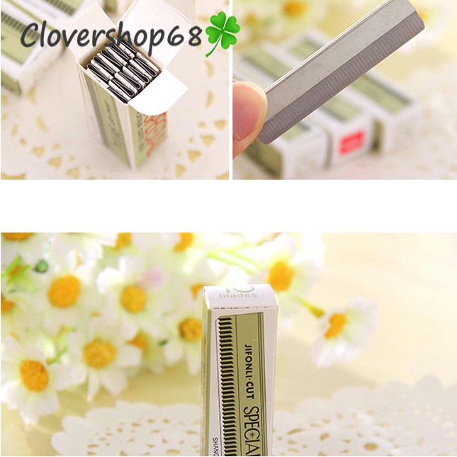 Bộ 10 Dao Cạo Chân Mày Special - Dao tỉa lông mày chuyên nghiệp  🍀 Clovershop68 🍀