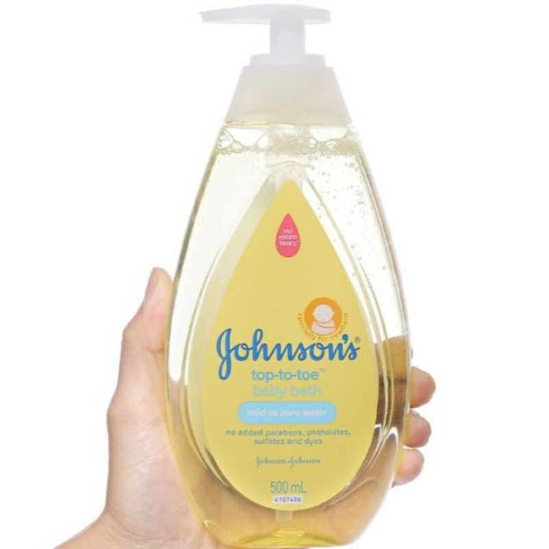 Sữa tắm gội toàn thân Johnson's Baby 500ml