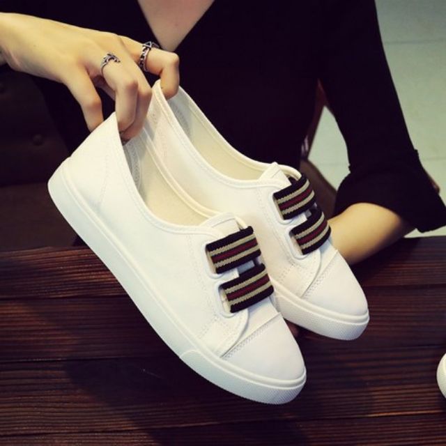 [Mã FAGREEN245 giảm 10% tối đa 30k đơn từ 99k] GIÀY THỂ THAO NỮ VẢI DÂY THUN CO DÃN CÁ TÍNH | BigBuy360 - bigbuy360.vn