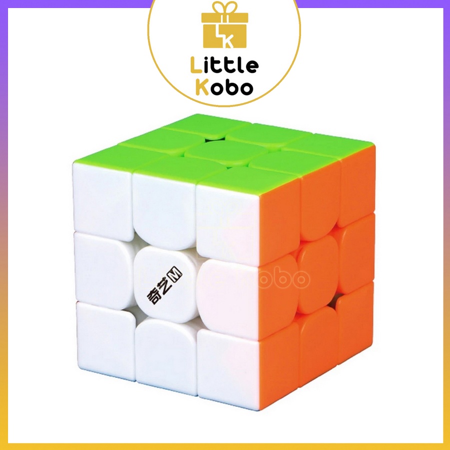 Rubik 3x3 Nam Châm QiYi MS Magnetic Stickerless Rubic 3 Tầng Đồ Chơi Thông Minh