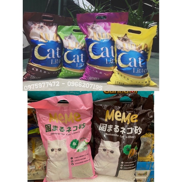 Cát Vệ Sinh Luna / Meme / Cát Nhật Catsme Cho Mèo Túi 8LShip Hoả TốcNhận Ngay Tại Hà Nội