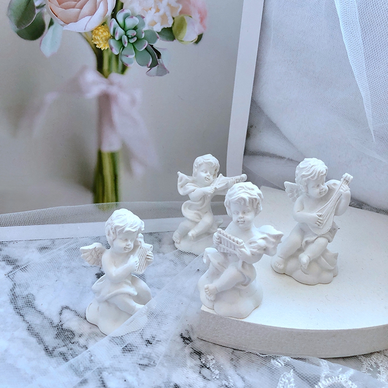Tượng Thần Tình Yêu Bằng Nhựa Resin Để Bàn Trang Trí