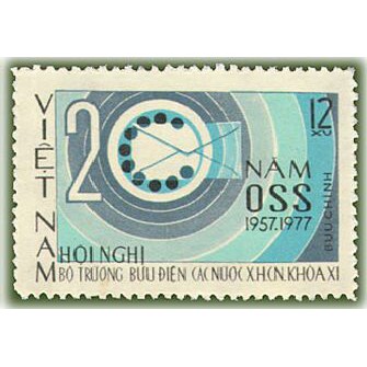 Tem sưu tập MS 343 Tem Việt Nam 20 năm Hội Nghị Bộ trưởng Bưu Điện các nước XHCN 1978