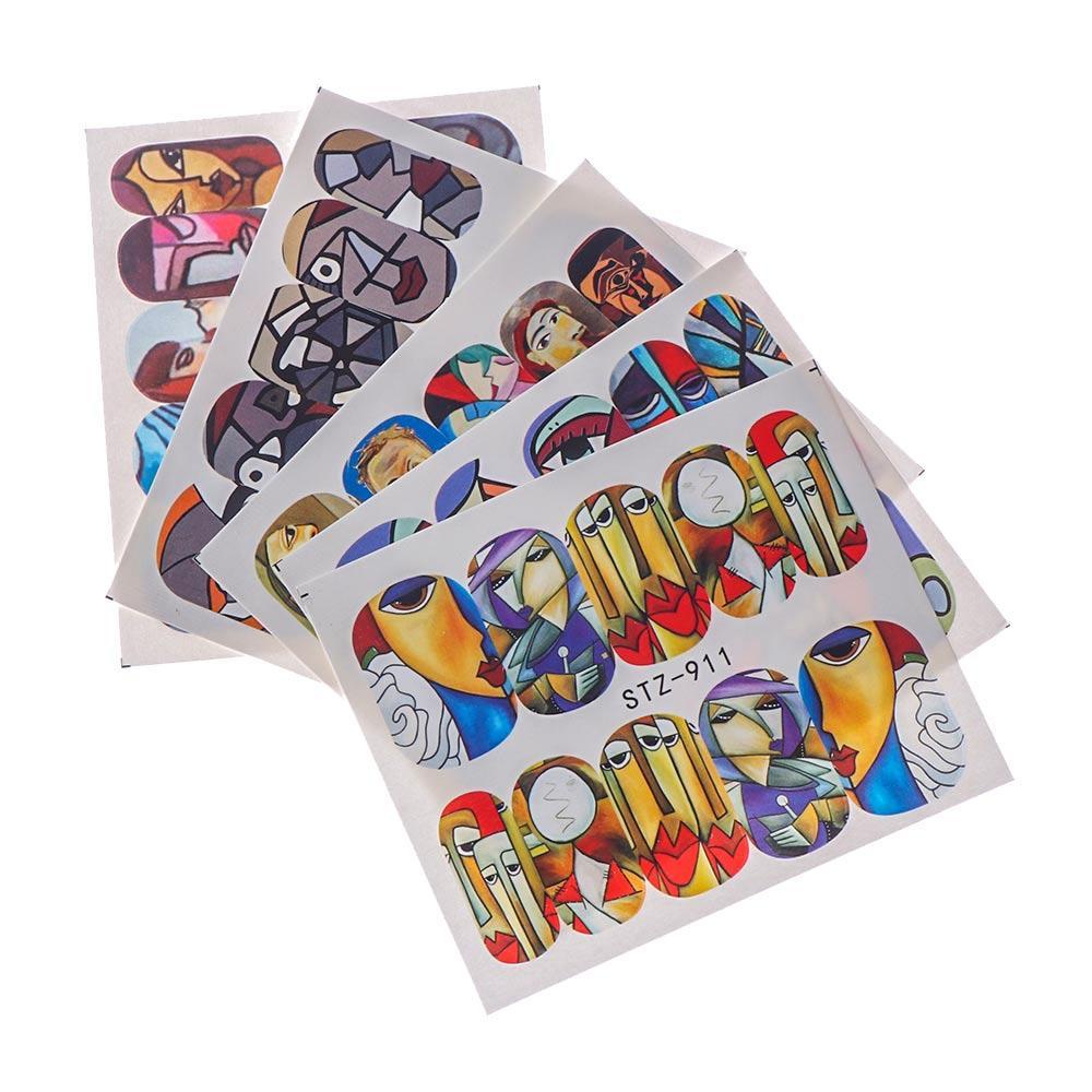 Set 1 / 16 Hình Dán 3D Trang Trí Móng Tay Nghệ Thuật Cho Nữ